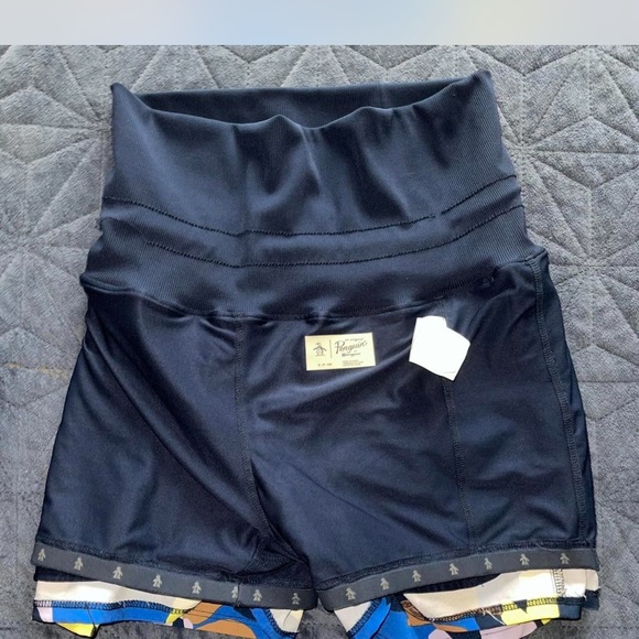 Penguin Colorful Floral Athletic Shorts - Picture 3 of 5